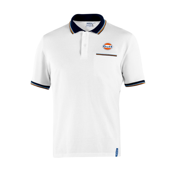Gulf Polo Piquet Pocket - Бял