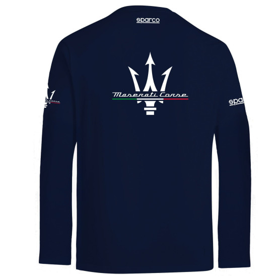 Дълъг ръкав тениска Maserati - Тъмносиня