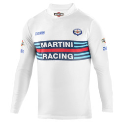 Martini Racing Дълъг ръкав с висока яка - Бял