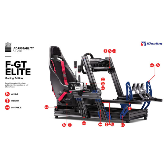 Next Level Racing F-GT Elite iRacing Edition шаси