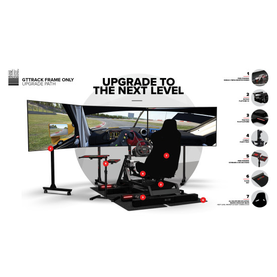 Next Level Racing GTtrack шаси без седалка