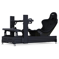 RSeat A1 Pro Формула Кокпит - Черен