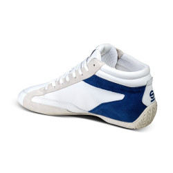 Sparco S-Drive Mid обувки - бяло / синьо