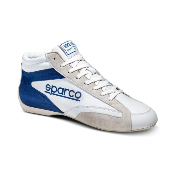 Sparco S-Drive Mid обувки - бяло / синьо