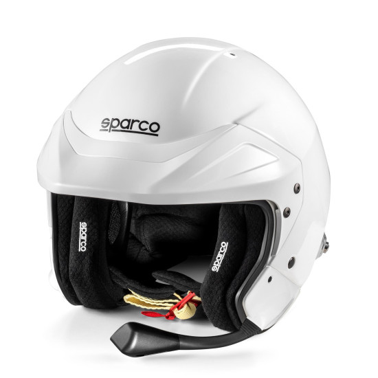 Sparco Flux RJ-I FIA 8859-2024 - Бял / Черен
