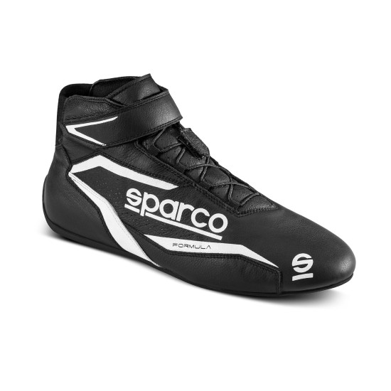 Sparco Formula обувки FIA 8856-2018 - Черно / Бяло