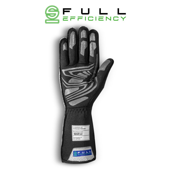 Sparco Futura Ръкавици FIA 8856-2018 - Черен / Флуо Зелен