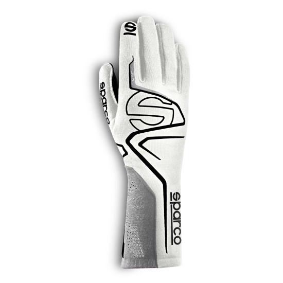 Sparco Ръкавици Lap FIA 8856-2018 - Бял / Черен
