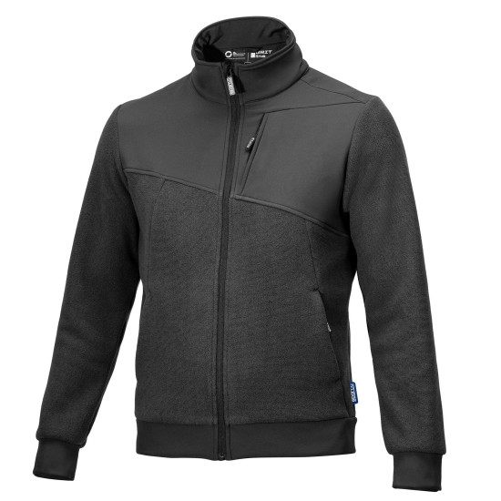 Sparco Grit Fleece Суичър с цип Crestone - Сив