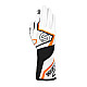 Ръкавици Sparco K-Tide+ 2025 FIA-8877-2022 - Бял / Флуо Оранжев