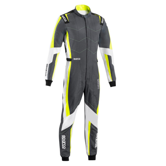 Sparco K48 Kerb Advanced FIA 8877-2022 - Тъмно сив / Флуо жълт