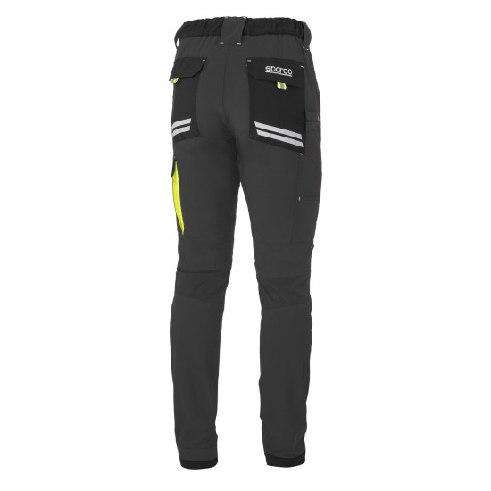 Sparco Light Tech Kansas Панталони - Сив / Жълт