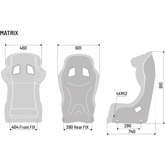 Sparco Matrix Седалка FIA 8855-2021
