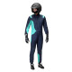 Sparco Sprint ASY Advanced R584 FIA 8856-2018 - Тъмносин / Маями Зелен