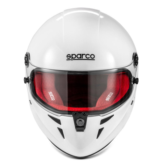 Sparco Stealth RF FIA 8859-2024 - Бял / Червен