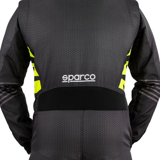 Гащеризон Sparco Infinity 5.0 FIA 8856-2018 - Тъмно сив / Флуо жълт