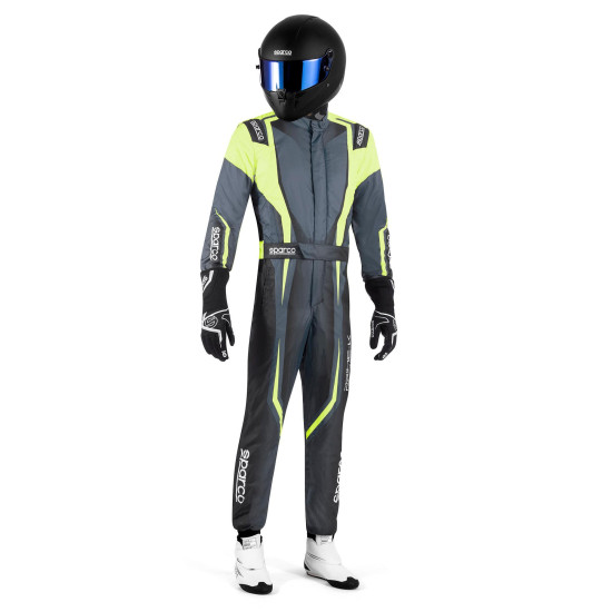 Sparco K46 Prime K FIA 8877-2022 - Черен / Флуо Жълт