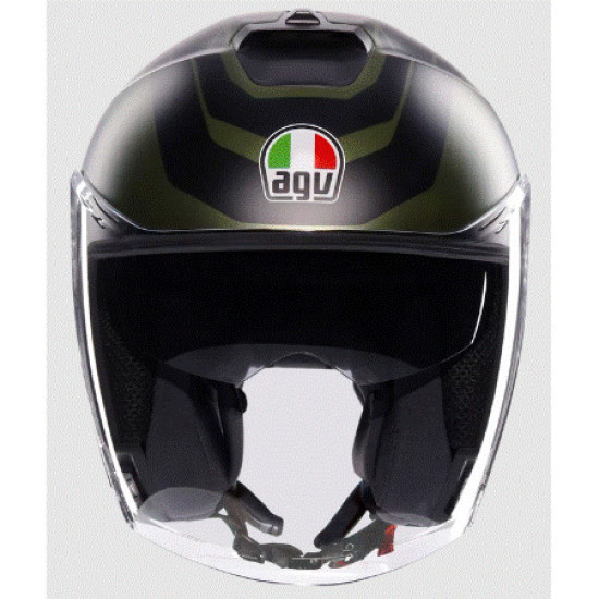 Agv Irides Sakai - Черно / Зелен мат