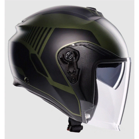 Agv Irides Sakai - Черно / Зелен мат