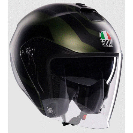 Agv Irides Sakai - Черно / Зелен мат