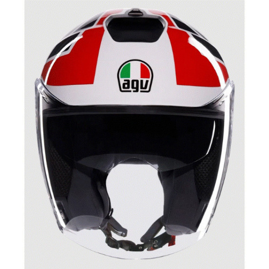 Agv Irides Tolosa - Black / Grey / Red