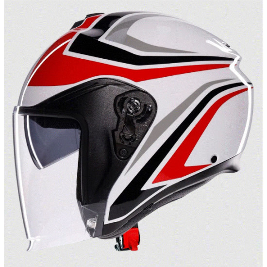 Agv Irides Tolosa - Black / Grey / Red
