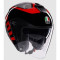 Agv Irides Valenza Matt - Сив / Черен / Червен