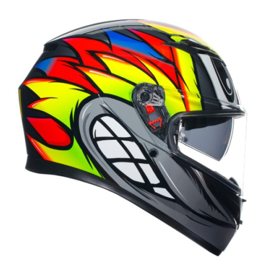 AGV K3 - Birdy 2.0 - Сиво / Жълто / Червено