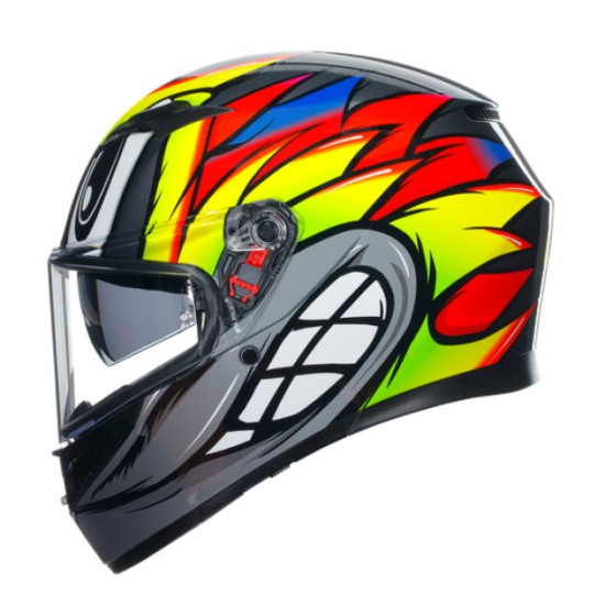 AGV K3 - Birdy 2.0 - Сиво / Жълто / Червено