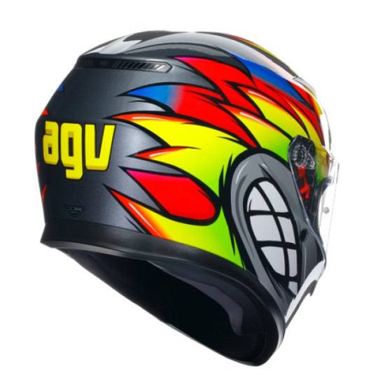 AGV K3 - Birdy 2.0 - Сиво / Жълто / Червено