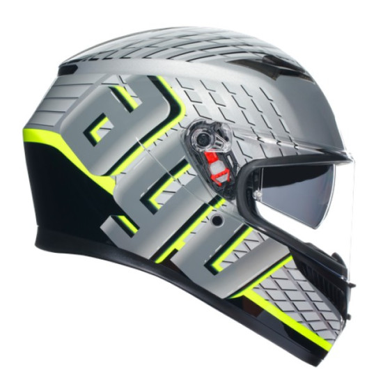 AGV K3 - Fortify - Сиво / Черно / Жълто