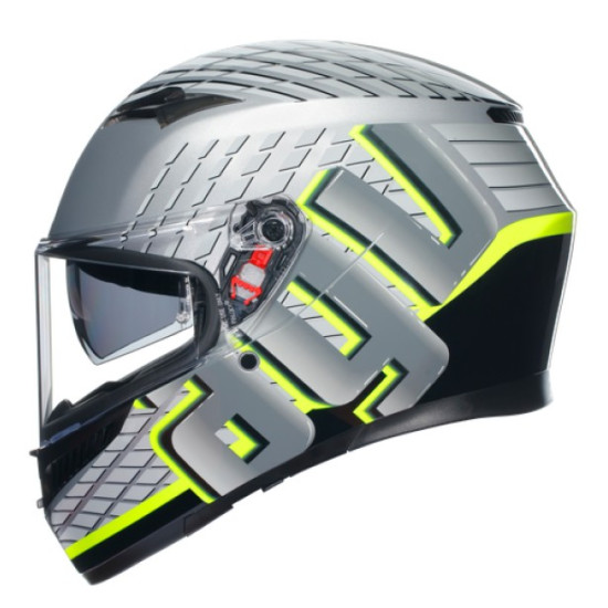 AGV K3 - Fortify - Сиво / Черно / Жълто