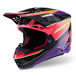 Alpinestars SM10 Era - Розов / Лилав / Жълт