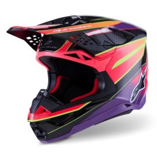 Alpinestars SM10 Era - Розов / Лилав / Жълт