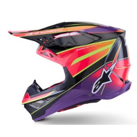Alpinestars SM10 Era - Розов / Лилав / Жълт