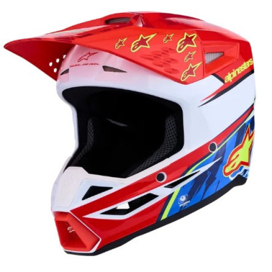 Alpinestars SM3 Falcon - Червен / Бял / Син