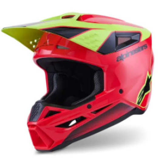 Alpinestars SM3 Fray - Червен / Жълт / Черен
