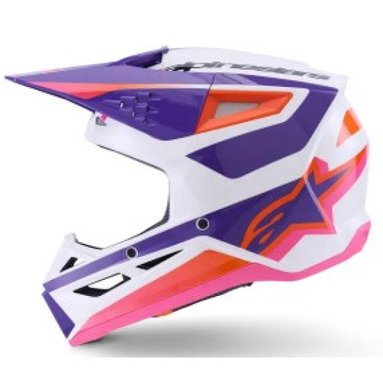 Alpinestars SM3 Heat - Бял / Розов / Лилав