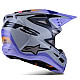 Alpinestars SM3 Jettson Детска мотокрос каска - Сив / Лилав