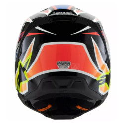 Alpinestars SM3 Wurx Детска Мотокрос Каска - Черен / Жълт / Син