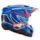 Alpinestars SM3 Wurx Детска мотокрос каска - Син / Червен / Бял / Черен