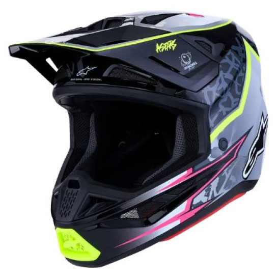 Alpinestars SM7 Blaster - Черek / Сив / Жълт