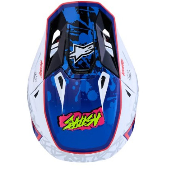 Alpinestars SM7 Blaster - Бял / Син / Червен