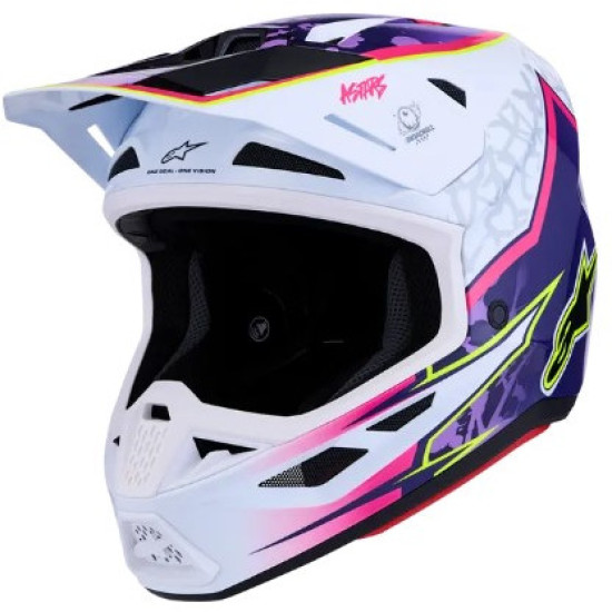 Alpinestars SM7 Blaster - Бял / Лилав / Розов