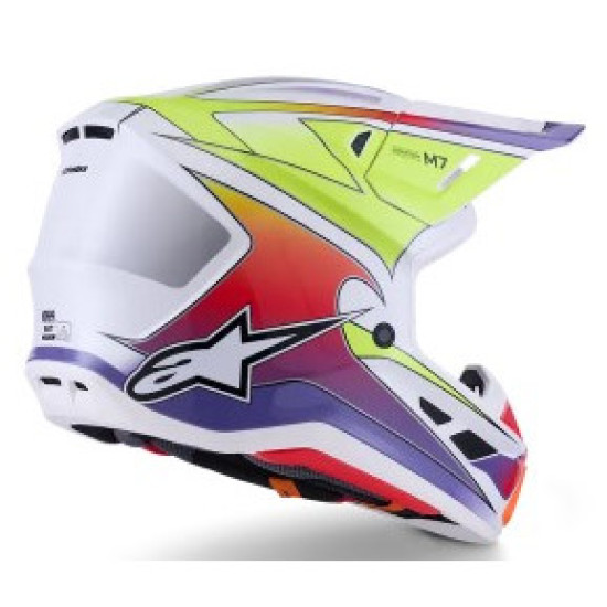 Alpinestars SM7 Fuse - Бял / Жълт / Лилав