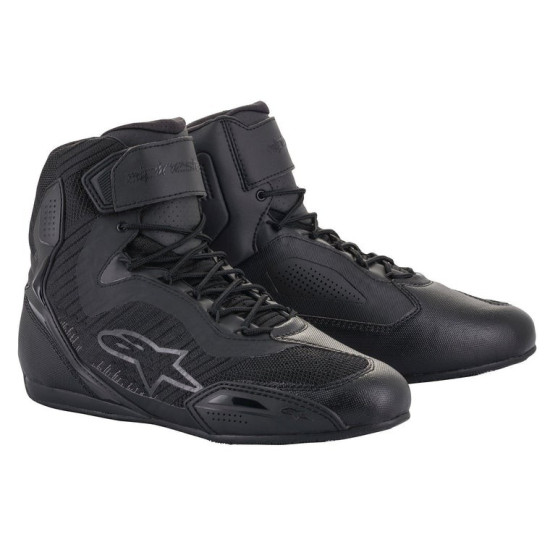 Alpinestars Stella Faster-3 Rideknit Дамски мото боти - Черни / Алкантара