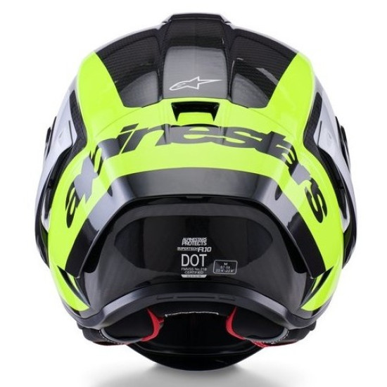 Alpinestars Supertech R10 Arius - Черен / Сребрист / Жълт