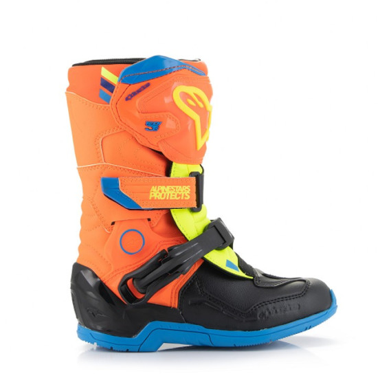 Alpinestars Tech 3S Kids Детски Мотокрос Ботуши - Оранжево / Черно / Жълто