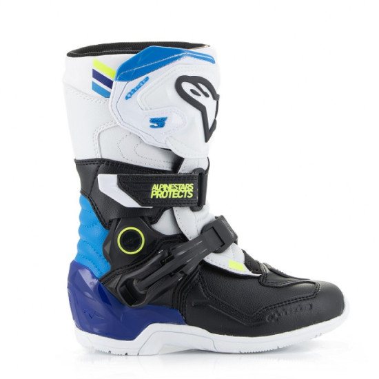 Alpinestars Tech 3S Kids Детски Мотокрос Ботуши - Бяло / Черно / Синьо