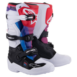 Alpinestars Tech 7S Детски мотокрос ботуши - Бяло / Черно /  Червено
